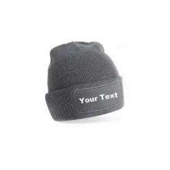 Beanie Hat with Patch